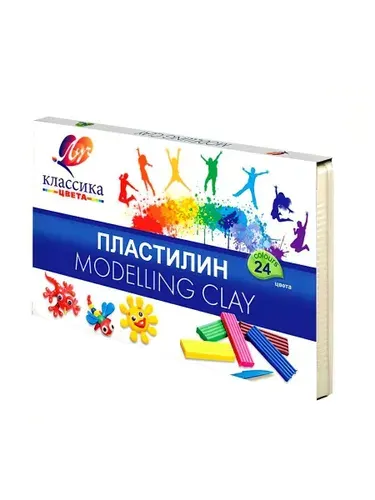 Пластилин классический 24 цвета