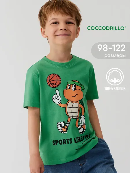 Coccodrillo Футболка с баскетбольным принтом