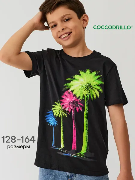 Coccodrillo Футболка с принтом Пальмы