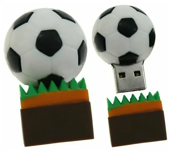 Подарочная флешка футбольный МЯЧ USB Флешка 128GB USB 3.0