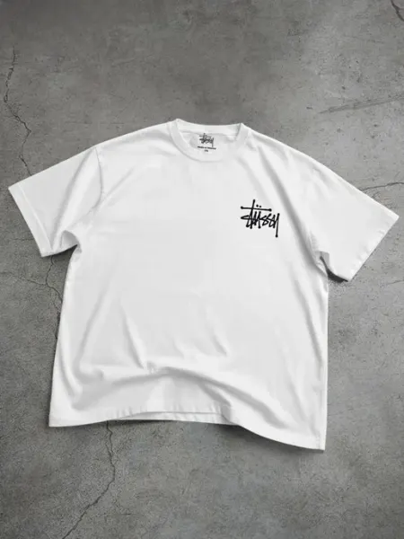 Футболка с принтом оверсайз Y2K Stussy стусси sk8 у2к 808