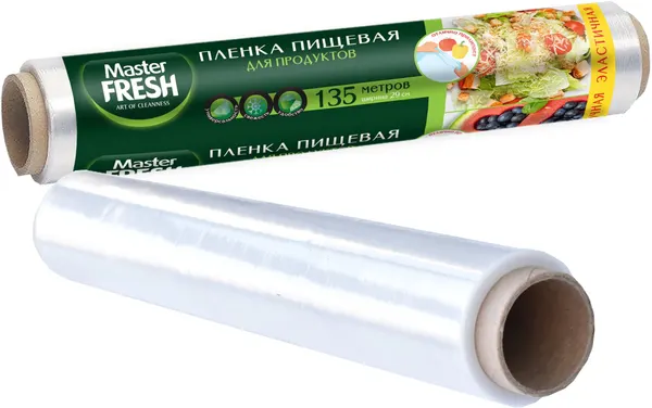 Пищевая пленка Master Fresh, полиэтилен, суперэластична, 135 м 6 мкм