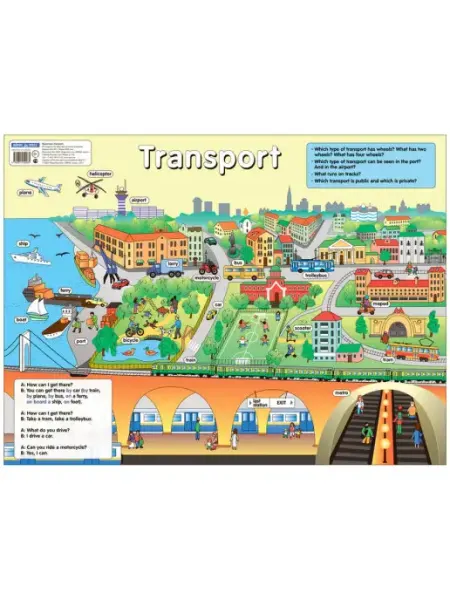 Транспорт. Transport. Наглядное пособие по английскому языку АЙРИС-пресс