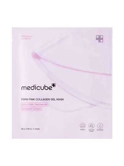Medicube PDRN Pink Collagen Gel Mask — гелевая маска с коллагеном и PDRN для упругости
