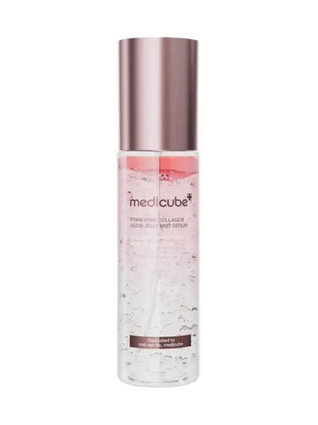 Medicube PDRN Pink Collagen Glow Jelly Mist Serum — спрей-сыворотка с PDRN и коллагеном