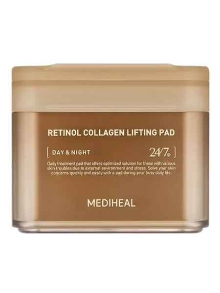 Лифтинг-пэды с коллагеном и ретинолом Mediheal Retinol Collagen Lifting Pad 100 штук