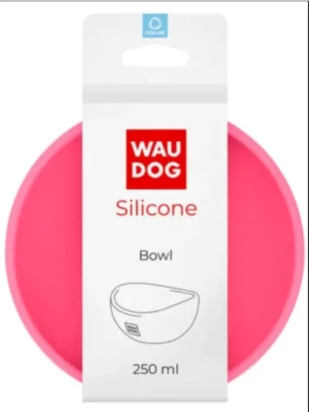 Миска для кошек и собак мелких пород Collar Waudog Silicone, 250 мл
