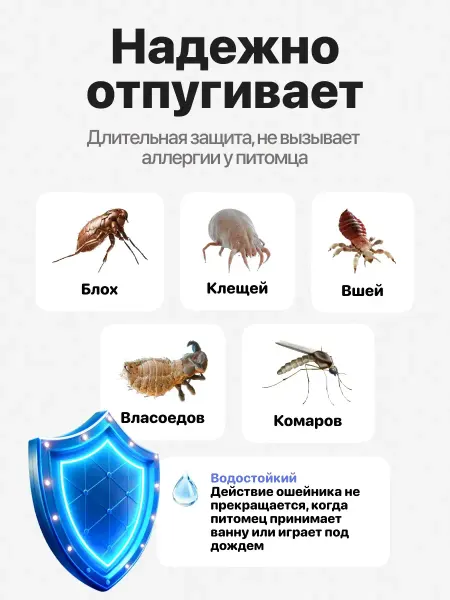CollarsDepot Ошейник против блох и клещей для животных