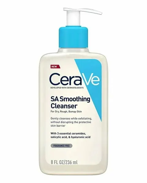 Очищающий Гель для сухой кожи CeraVe SA Smoothing Cleanser, 236 мл.