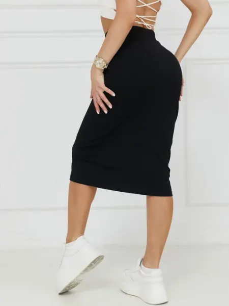 DELVIGA home collection Юбка миди карандаш летняя лапша