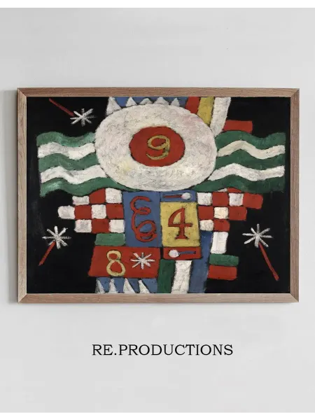 Re.productions Постер Collection of Numbers, Designs - Marsden Hartley