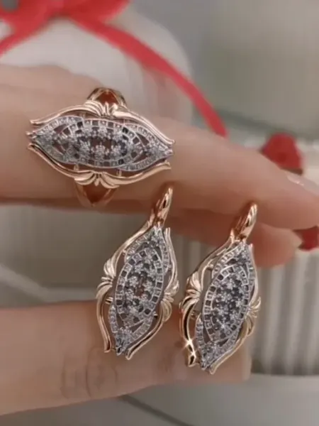 DIAMOND COLLECTION дубайское бижутерия комплект украшений