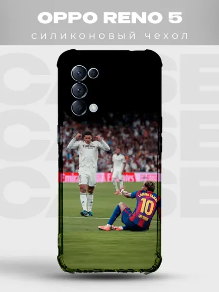 Чехол на Oppo Reno 5 футбол легенды PRINTberries