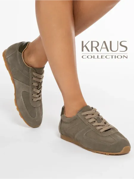 KRAUS Collection Кроссовки замшевые женские