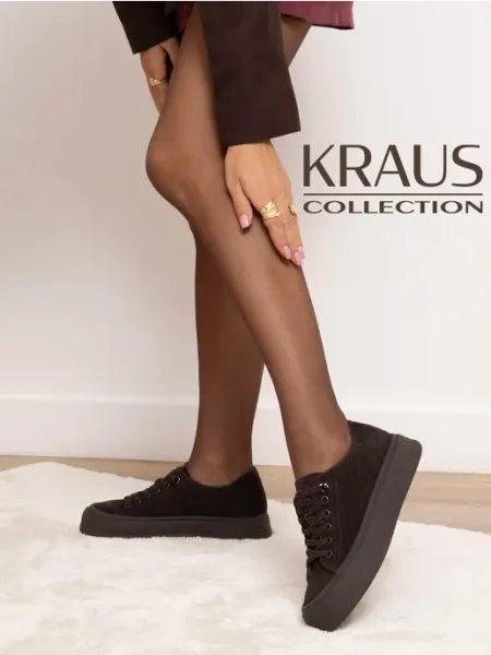 KRAUS Collection Полуботинки женские натуральная замша