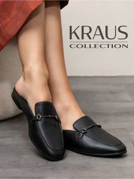 KRAUS Collection Лоферы с открытой пяткой женские
