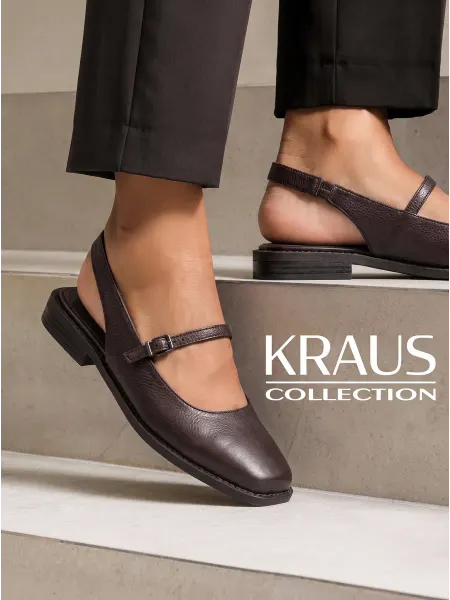 KRAUS Collection Мюли женские на каблуке натуральная кожа