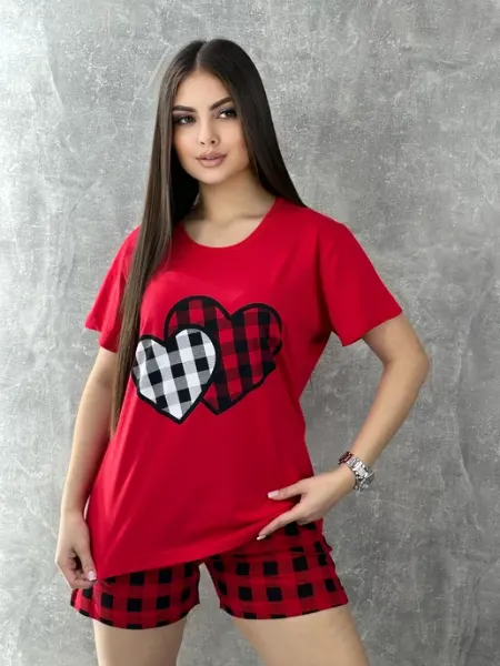 Lider collection Пижама с шортами хлопок