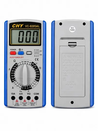 Цифровой мультиметр CHY VC-9205AL для измерения напряжения и тока - Сетевые фильтры