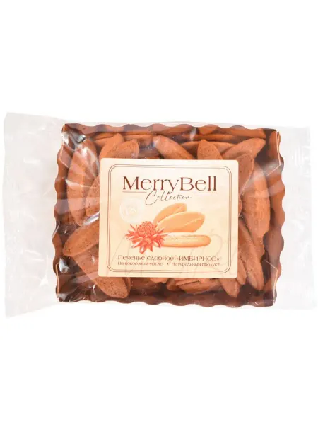 Печенье Merrybell Collection имбирное сдобное на кокосовом м
