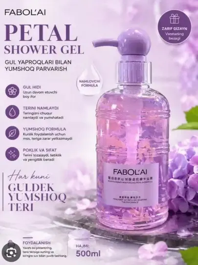 Ароматизированный гель для душа FABOL'AI, для ежедневного использования, 500 мл - Средства для душа и ванны