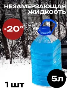 Незамерзайка, омыватель стекол зимний (-20С), 5л (1 шт)