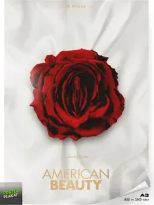 Постер Красота по-американски (American Beauty, 1999), по мотивам фильма, постер на стену для интерьера, киноплакат для дома и офиса, А3 (420х297 мм), ПП