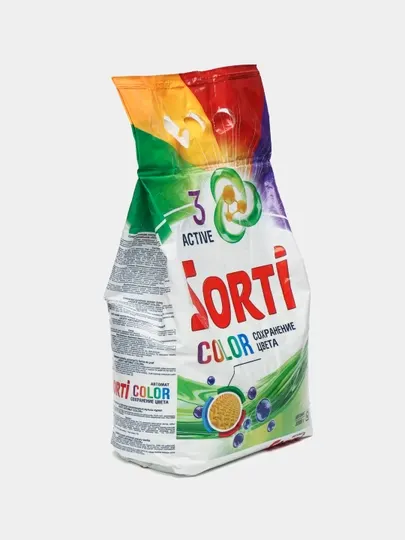 Стиральный порошок Sorti Color, автомат, 3 кг
