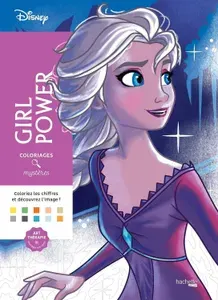 Раскраска по номерам дисней hachette Coloriages mysteres Disney Girl Power от ашет