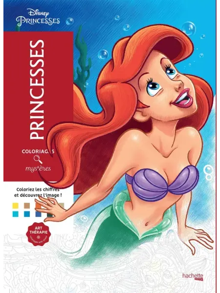 HobbyPlanet Раскраска по номерам Принцессы дисней hachette coloriages