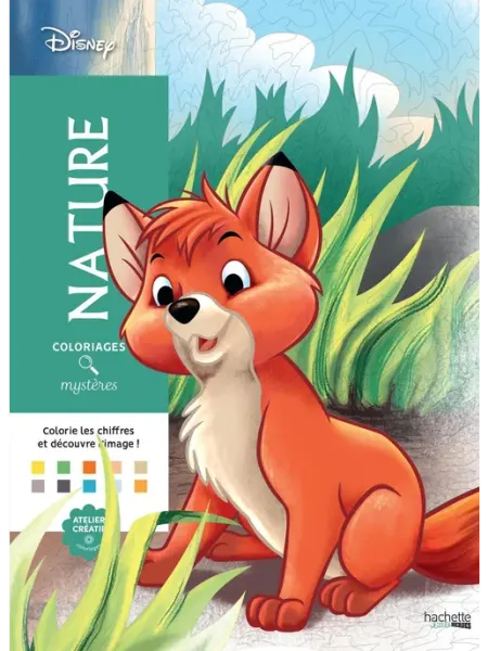 HobbyPlanet Раскраска по номерам Coloriages mysteres Nature дисней ашет