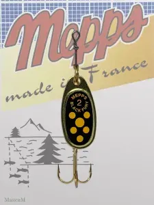 Блесна Mepps "Comet Black Fury" №2 (Gold Black Yellow)