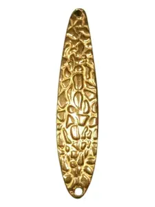 Блесна без оснащения 'Golden River' - Шведский Прыщ (Swedish Pimple) чешуя, 10 грамм, 50 мм, золотой