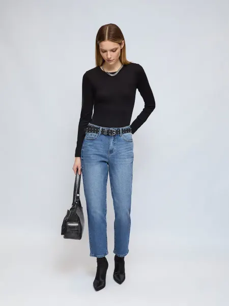 Zolla Женские джинсы Mom Comfort из хлопка