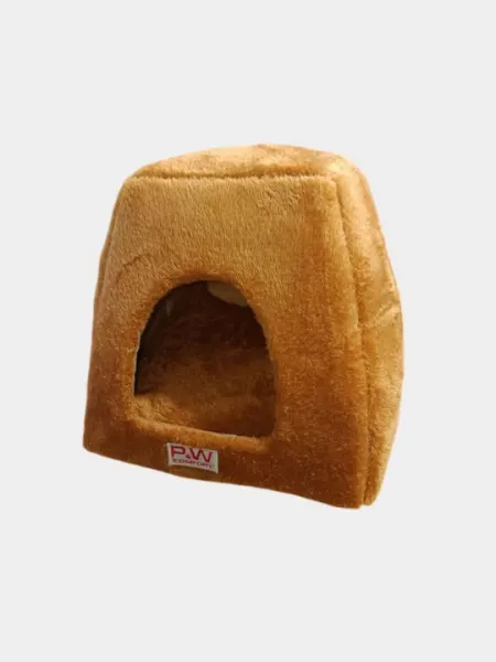 Домик‑лежанка для кошек и собак PawPicks COMFORT, мягкий тёплый домик