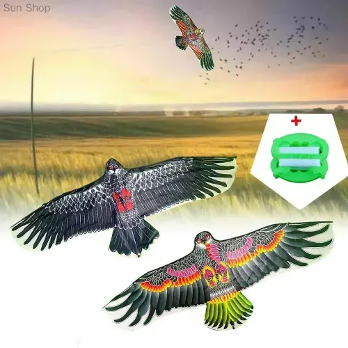 Воздушный змей "Орел" 110 см с катушкой,отпугивать птиц