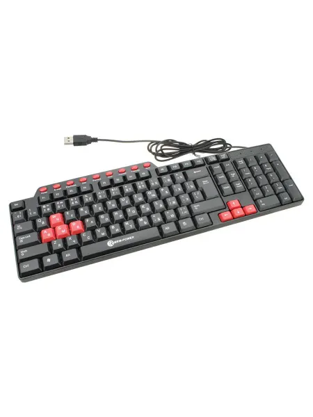 MRM Клавиатура Comfy KB-102XE черная USB MRM-Power