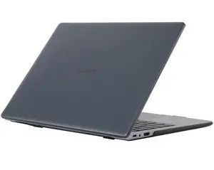 Чехол-накладка MyPads Opako для Huawei MateBook 14s из импортного пластика премиум класса защитный противоударный, черный матовый