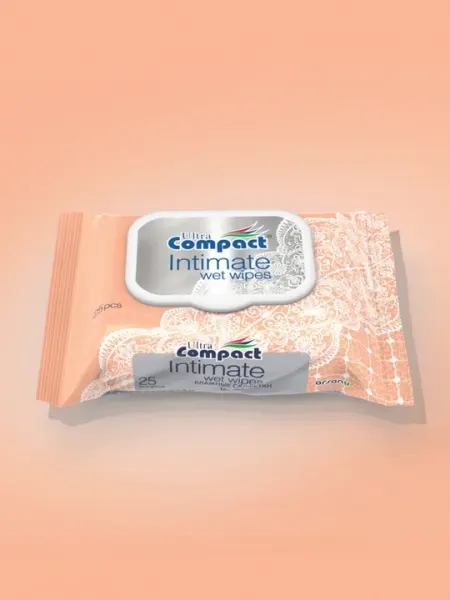 ULTRA COMPACT Влажные салфетки "Интимный" 25шт