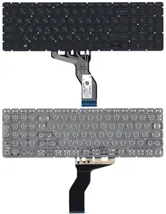 Клавиатура для ноутбука HP Pavilion Power 15-cb000, 15-cb001np Series, черная без рамки, с подсветкой