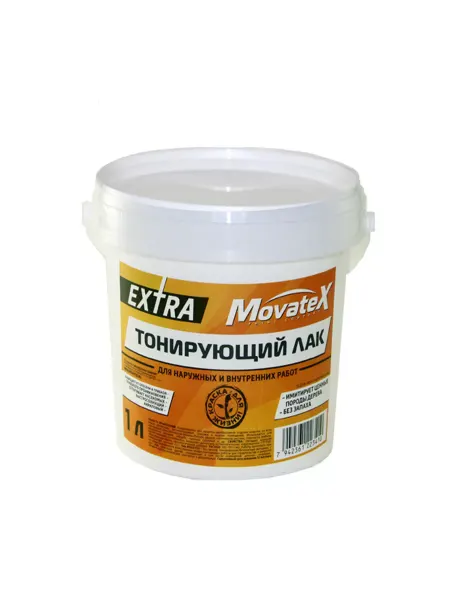 MovateX PAINT COMPANY Movatex Лак тонирующий EXTRA сосна 1кг Н00050