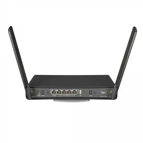 Wi-Fi Роутер Mikrotik hAP ac3 RBD53iG-5HacD2HnD гигабитный, АС1200, 3xRJ45 1Гбит/с, 1xRJ45+PoE IN, 1xRJ45+PoE OUT, 1xUSB с поддержкой 3G/4G модемов, двухдиапазонный