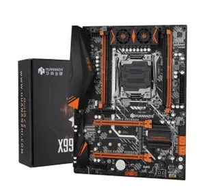Материнская плата LGA 2011-3 HUANANZHI X99 BD4 4хDDR4 2400 МГц NVME M.2, АТХ, новая
