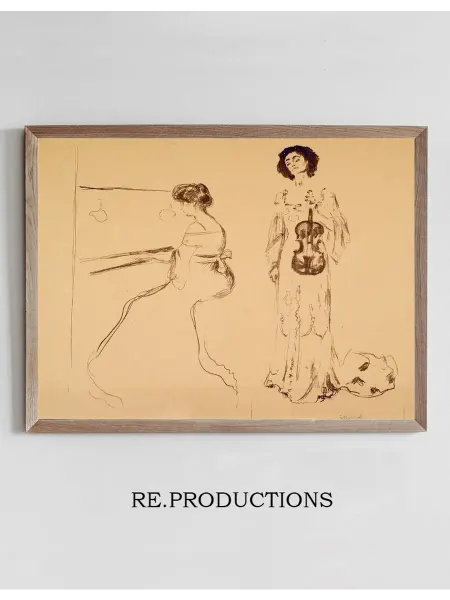 Re.productions Постер Violin Concert - Edvard Munch