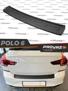Защита на задний бампер для Volkswagen Polo / Поло Лифтбэк 2020-2023 автомобильный молдинг, защита на задний бампер