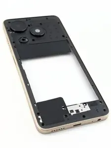 Tecno Spark 20C Средняя рамка корпуса золотистая