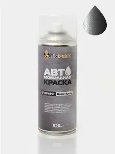 Краска VOLKSWAGEN TOUAREG 3, код M7Q, QUARTZITE GREY, автомобильная эмаль FixPaint Spray в аэрозольном баллончике 520 мл