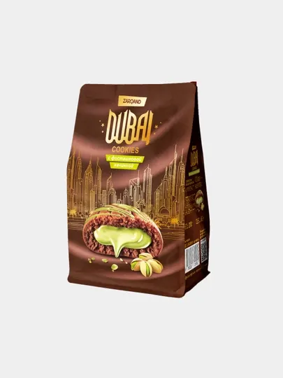Печенье сдобное с начинкой со вкусом фисташки "DUBAI COOKIES"