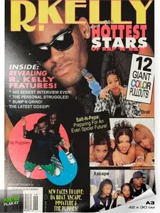 Постер Ар Келли (R. Kelly), обложка журнала R. Kelly, музыкальный плакат на стену для интерьера, для дома и офиса, А3 (420х297 мм), ПП