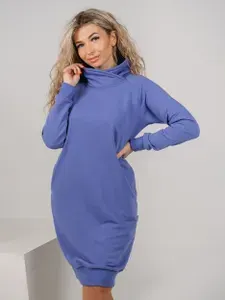 Платье COOL LOOK Женское теплое платье толстовка длинное спортивное